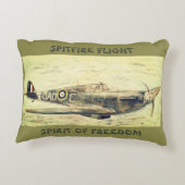 スピットファイアフライトクッション アクセントクッション (裏面)