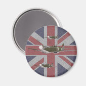 スピットファイアマグネット。 マグネット (正面/裏面)