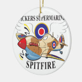 スピットファイア熱帯版 セラミックオーナメント (左)