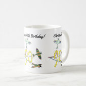 スピットファイア90歳の誕生日コーヒーマグ コーヒーマグカップ (正面右)