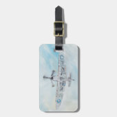 スピットファイア。「エース·オブ·スペード」2014. ラゲッジタグ (正面縦)