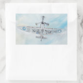 スピットファイア。「エース・オブ・スペード」。2014. 長方形シール (バッグ)