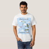 スピットファイア ブルー スカイ Tシャツ (正面フル)