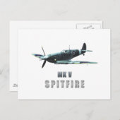 スピットファイア ポストカード (正面/裏面)