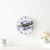 スピットファイア ラウンド壁時計 (ホーム)