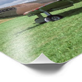 スピットファイアAR213 フォトプリント (角)