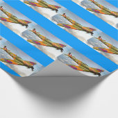 スピットファイアWW ll飛行機包装紙 ラッピングペーパー (角)