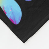 スピットプレワークアウトで私の口おもしろいジム絞り染めティー フリースブランケット (角)