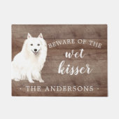 スピッ日本のツドッグパーソナライズされたドアマット ドアマット (正面)