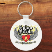 スピナビフィダウィングス キーホルダー (正面)
