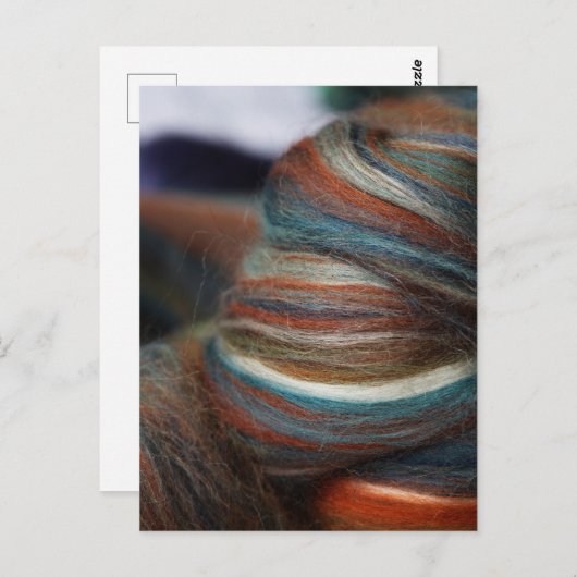 スピナーまたはファイバアーティスト用のはがき ポストカード (正面/裏面)