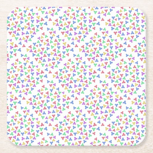 スピナー スクエアペーパーコースター (正面)