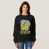 スピナ・ビフィダ関連のスープを持つ子供の兄弟 スウェットシャツ (正面フル)