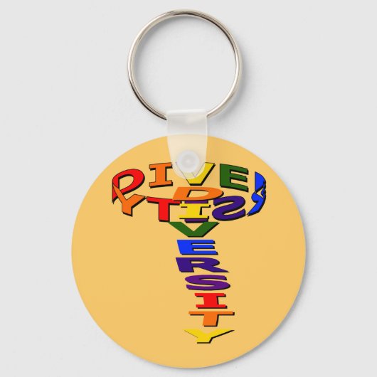 スピニングダイバーシティキーチェーン キーホルダー (正面)