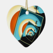 スピニングディスクゴルフバスケット1 セラミックオーナメント (右)