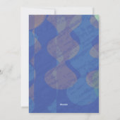 スピニングドレディルハヌッカホリデーグリーティングカード シーズンカード (裏面)