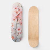 スピニングピンク桜ブランチ スケートボード (正面)