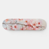 スピニングピンク桜ブランチ スケートボード (横)