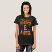 スピニングホイール ワークアウト 自転車 フィットネス エクササイズ 3 Tシャツ (正面フル)