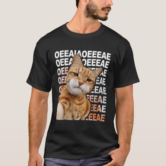 スピニング猫ミームOIAOIIA Cat_s Epic Selfie Momen Tシャツ (正面)