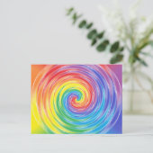 スピニング・レインボー・ポストカード ポストカード (スタンド正面)