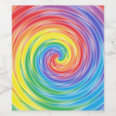 スピニング・レインボー ワインラベル (シングルラベル)