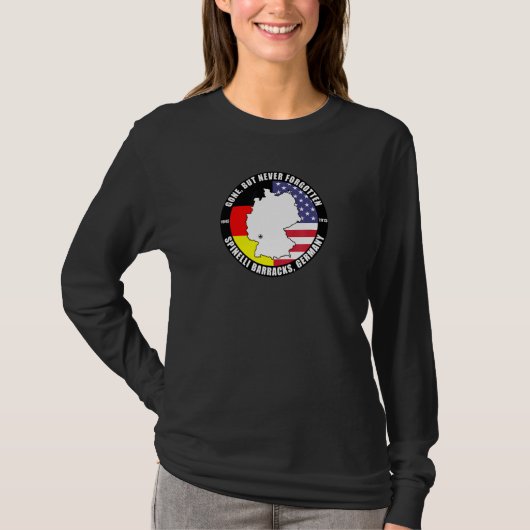 スピネリバラックドイツ軍隊ベース退役軍人 Tシャツ (正面)