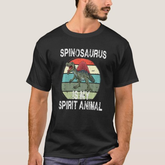 スピノサウルスは私の霊性動物 Tシャツ (正面)