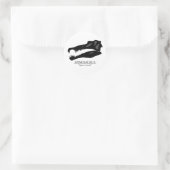 スピノサウルススカル ラウンドシール (バッグ)