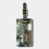 スピノサウルス恐竜の荷物タグ ラゲッジタグ (正面縦)