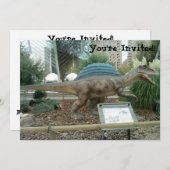 スピノサウルス恐竜招待状 招待状 (正面/裏面)