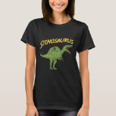 スピノサウルス パイの日 Tシャツ 数学 恐竜 ギフト おもしろ (正面)