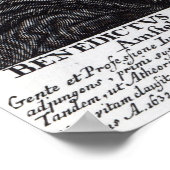 スピノザ・バルーク ポスター (角)