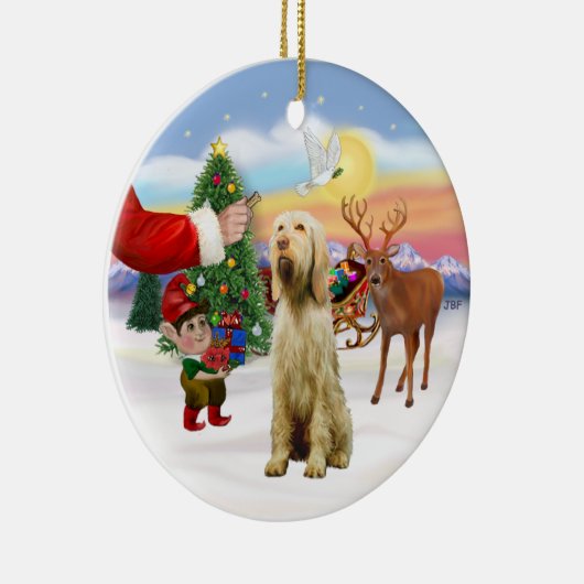 スピノンのイタリアーノを治療する セラミックオーナメント (右)