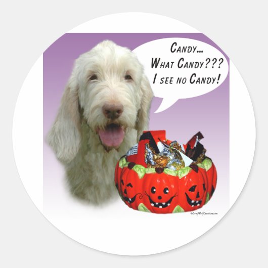 スピノンイタリアノハロウィンキャンディ ラウンドシール (正面)