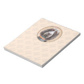 スピノン絵画イタリアーノの – かわいいオリジナルドッグアート ノートパッド (回転)