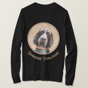 スピノン絵画イタリアーノの – かわいいオリジナルドッグアート Tシャツ