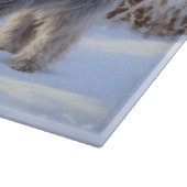 スピノン・イタリアーノが雪のクリスマスを許した カッティングボード (角)