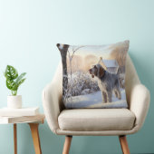 スピノン・イタリアーノが雪のクリスマスを許した クッション (椅子)