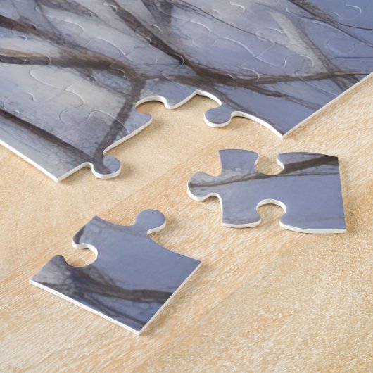 スピノン・イタリアーノが雪のクリスマスを許した ジグソーパズル (側面)