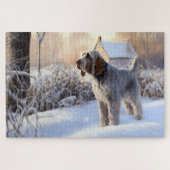 スピノン・イタリアーノが雪のクリスマスを許した ジグソーパズル (横)