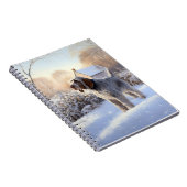 スピノン・イタリアーノが雪のクリスマスを許した ノートブック (右側)