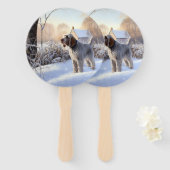 スピノン・イタリアーノが雪のクリスマスを許した ハンドファン (正面&裏面)