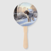 スピノン・イタリアーノが雪のクリスマスを許した ハンドファン (正面)