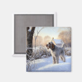 スピノン・イタリアーノが雪のクリスマスを許した マグネット (正面/裏面)