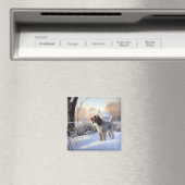 スピノン・イタリアーノが雪のクリスマスを許した マグネット (インサイチュ (食洗機))