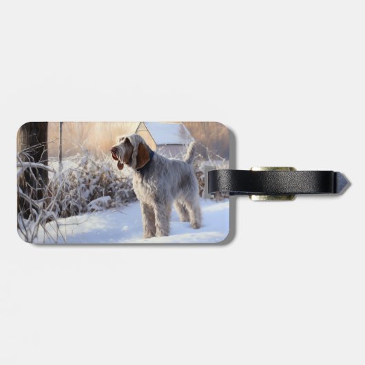 スピノン・イタリアーノが雪のクリスマスを許した ラゲッジタグ (裏面横)