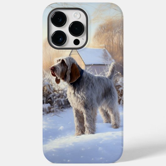スピノーネ・イタリアーノ Let It Snow クリスマス Case-Mate iPhoneケース (裏面)