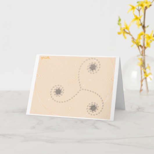 スピララッタ カード (黄色い花)