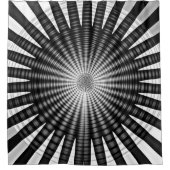 スピラル狂気 シャワーカーテン (正面)